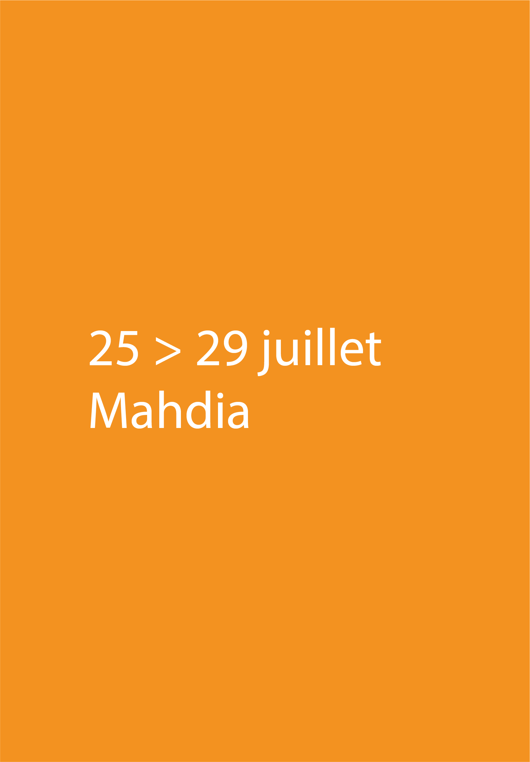 Ciné Mahdia 2025 : Projections-débats et Masterclasses à ciel ouvert (projections-débat grand public )